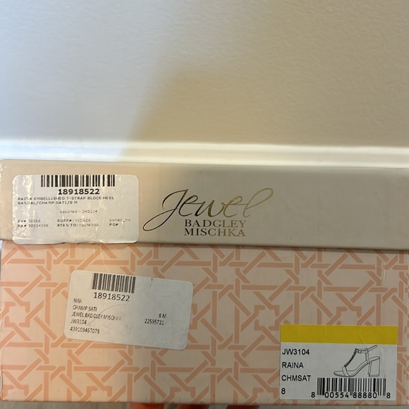 New in box badgley Mischka heels size 8 - Picture 7 of 7